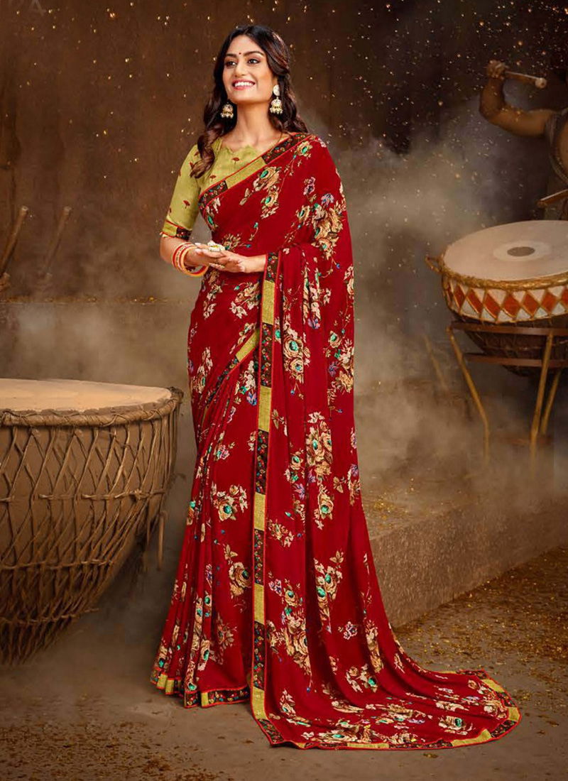 Chhaya Weightless Fancy Printed Designer Casual Sarees Collection 64881-64892